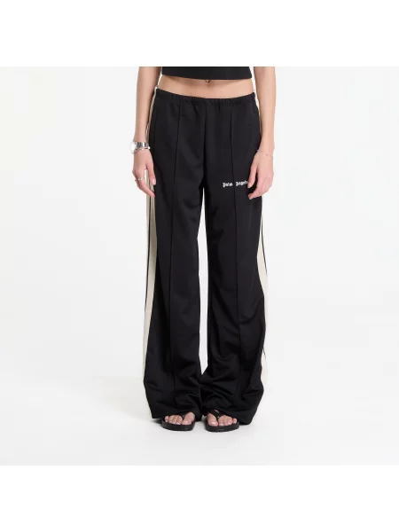 Pantaloni de trening Palm Angels Classic Logo Track Loose Pants Black/ Off White XS alb