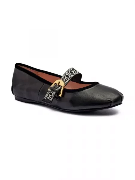 Coccinelle De piele balerini Beatriz negru