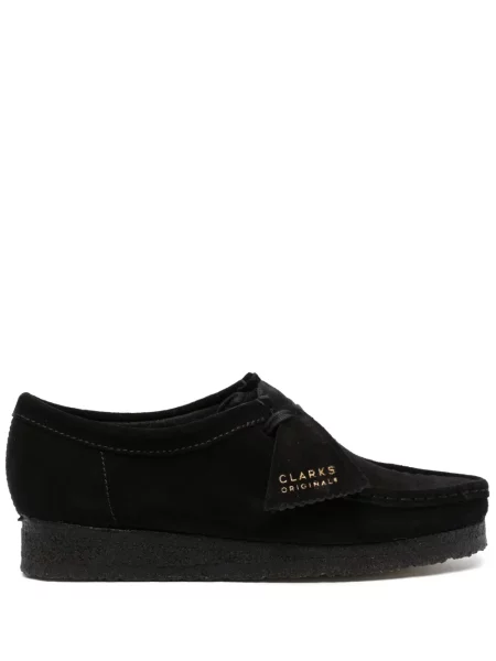 Pantofi loafer Clarks din piele de căprioară negru