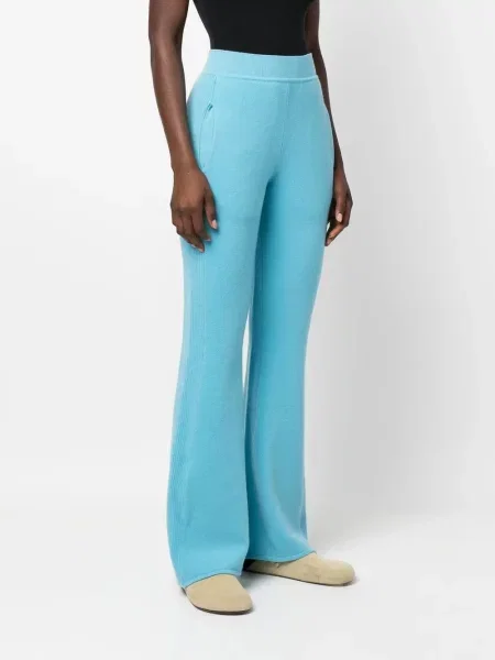 Pantaloni Alberta Ferretti evazate albastru