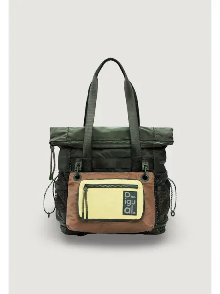 Kabelka Desigual ve grunge stylu zelená
