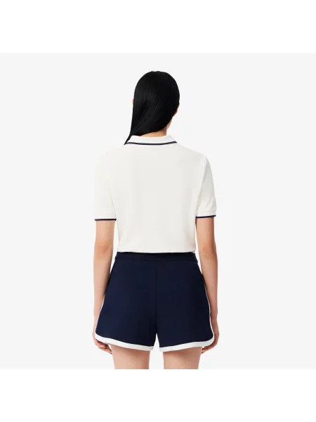 Lacoste Tenisowa Koszulka Polo Z Regulacją Ciepła O Regularnym Kroju biała