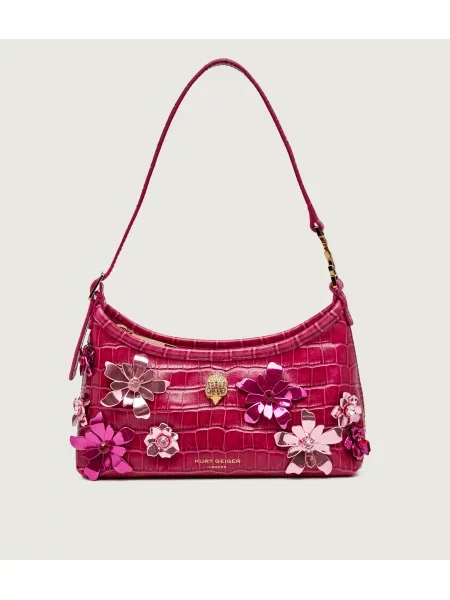 Kurt Geiger De piele geantă pe umăr Sling Flowers
