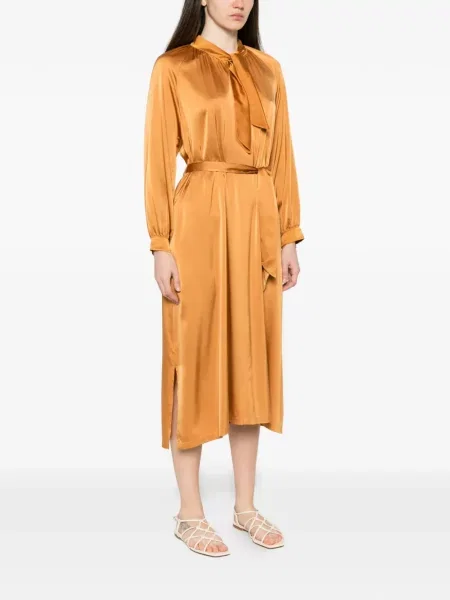 Cu centură rochie midi Forte_forte cu legături