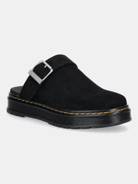 Natikače od brušene kože Dr. Martens Brookline Mule Mule crna