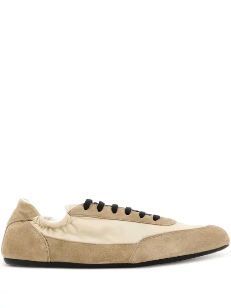 Sneakerși Prada din piele de căprioară