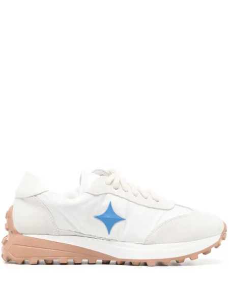 Sneakerși Madison.maison din piele de căprioară alb