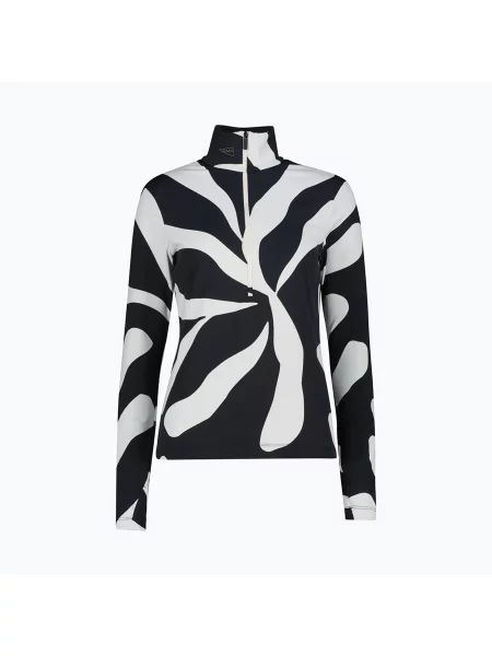Bluza CMP nero/b.co gesso czarna