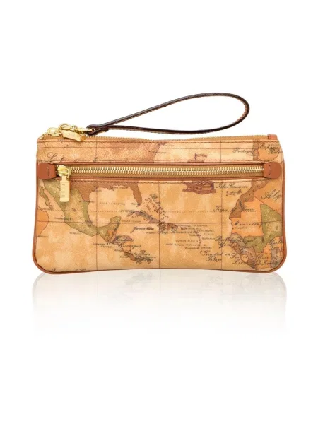 Torebka Alviero Martini 1a Classe w geometryczne wzory beżowa