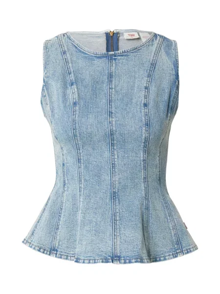LEVI'S ® Top Leighton Peplum Top denim albastru