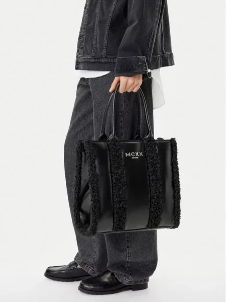 MEXX Ročna torba črna