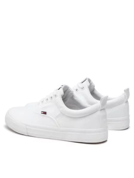 Tommy Jeans Tenis superge Classic Tommy Jeans Sneaker bela
