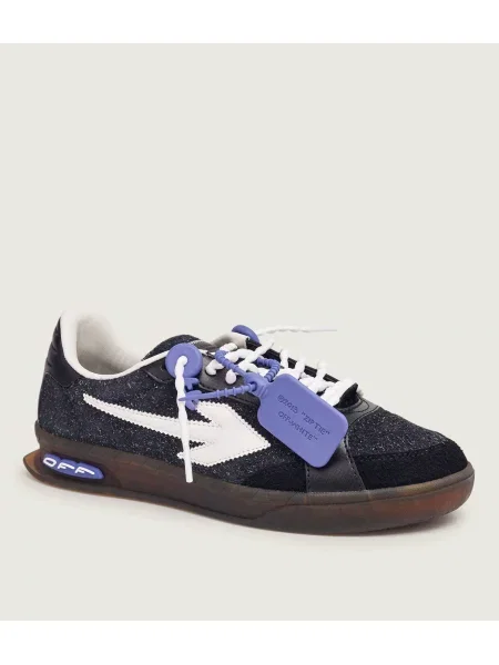 OFF-WHITE Sneakers End of Play | piele întoarsă alb