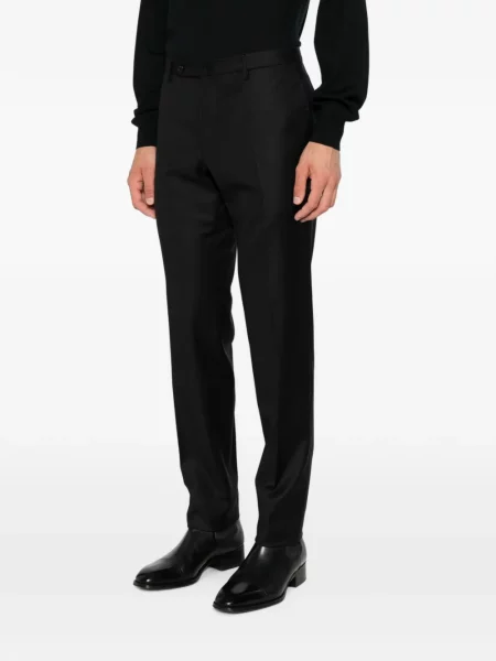 Cu centură pantaloni Incotex negru