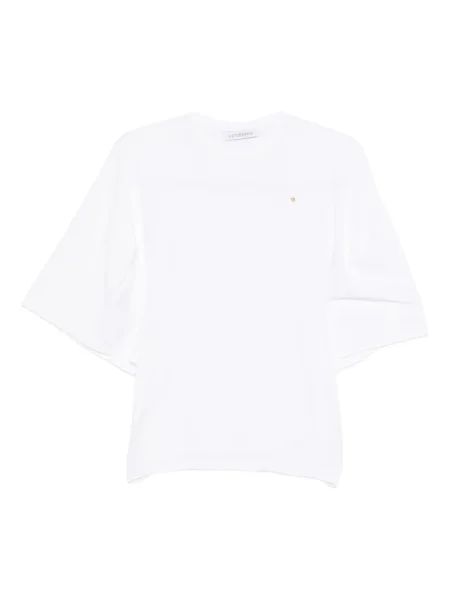 Krótka szeroka koszulka Viktor & Rolf biała