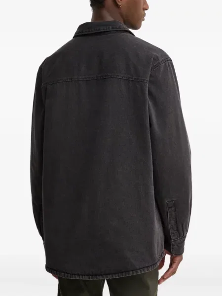 Kožne prugaste traperice Levi's® plava