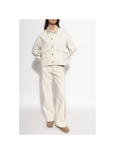 Kurtka jeansowa Rag & Bone beżowa