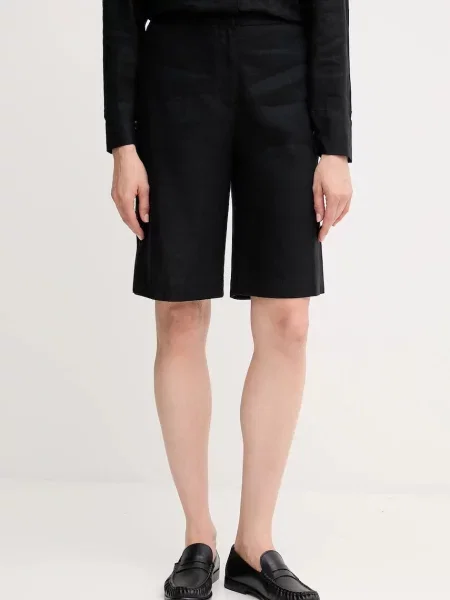 Tommy Hilfiger pantaloni scurți din in negru