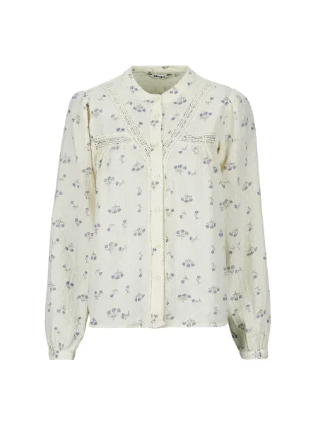 Bluza Only s cvetličnim vzorcem bela