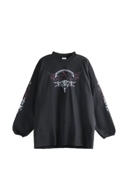 Grafic hanorac Vetements negru