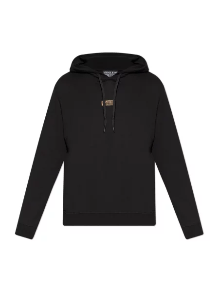 Bluza z kapturem Versace Jeans Couture z kapturem czarna