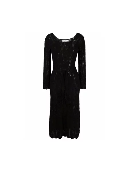 Sukienka midi Matimì do kolan czarna