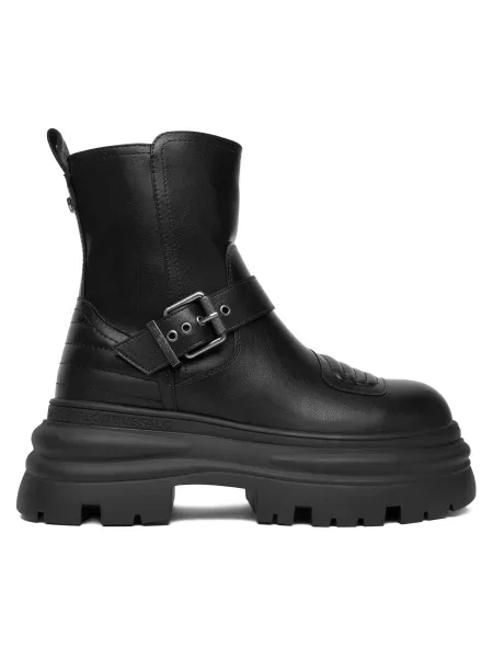 Боти Buffalo Dione Biker Boot Mid с платформа черно