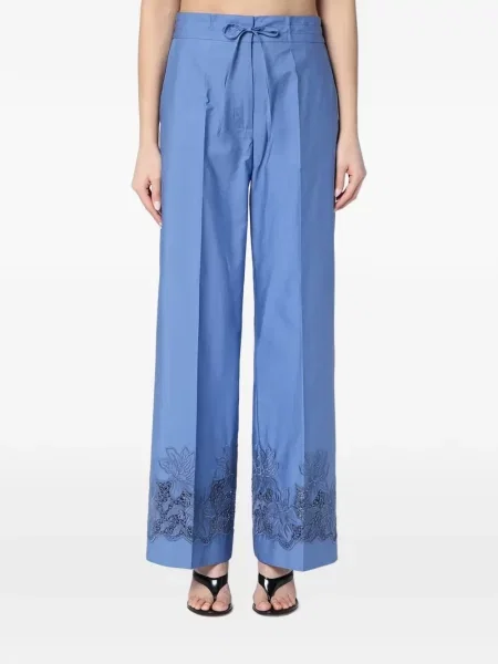 Pantaloni P.a.r.o.s.h. din poplin albastru
