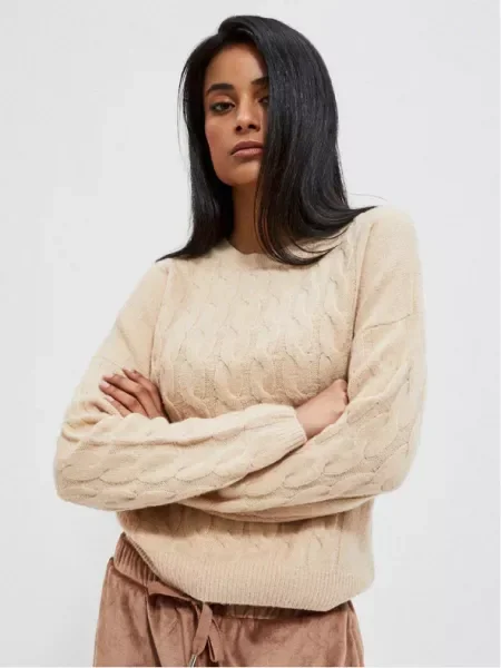 Пуловер Moodo бяло