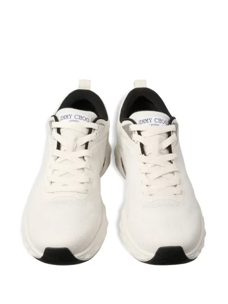 Sneakers Jimmy Choo με κορδόνια με δαντέλα λευκό