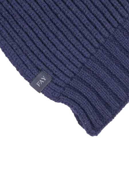 Fular Fay de lână albastru