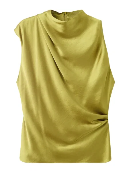 MANGO Bluza SUNSET gorčica