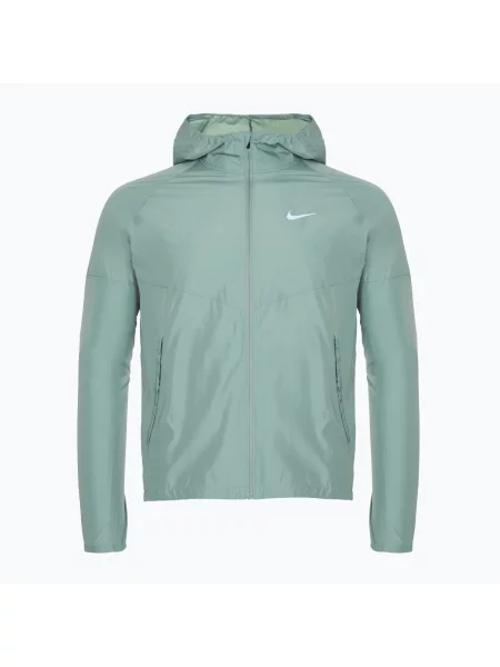 Nike Běžecká Bunda Repel Miler světle zelená stříbrná
