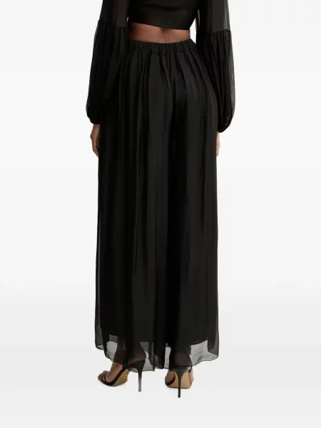 Pantaloni palazzo Haveone negru