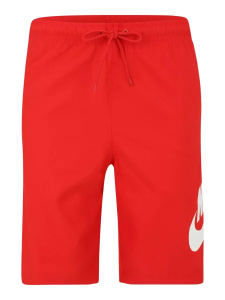 Nike Sportswear Kalhoty Club červená bílá