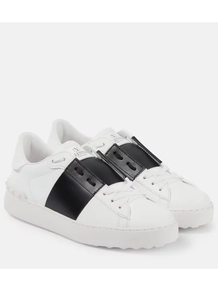 Sneakerși Valentino Garavani din piele alb