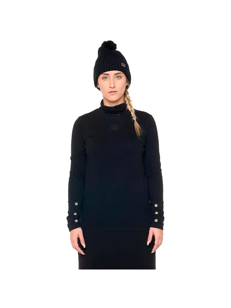 Lung tricou Leone 1947 cu mâneci lungi negru