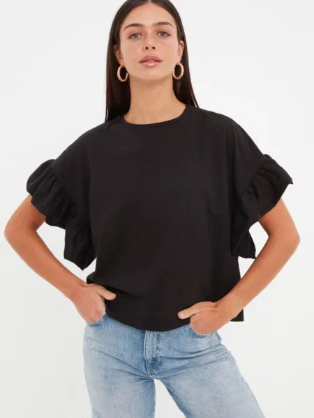 Trendyol Tricou negru