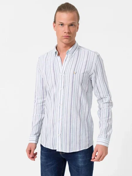 By Diess Collection Košulja plava bijela