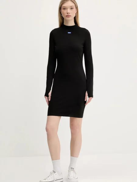 Сукня Hugo Blue mini облягаюча чорний