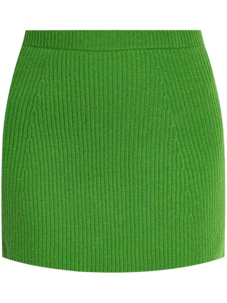 Fusta mini Sportmax tricotate verde