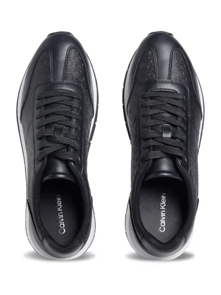 Calvin Klein Sneakers Low Prof Runn Laceup Mono negru