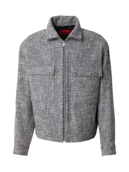 HUGO Prehodna jakna antracit bela