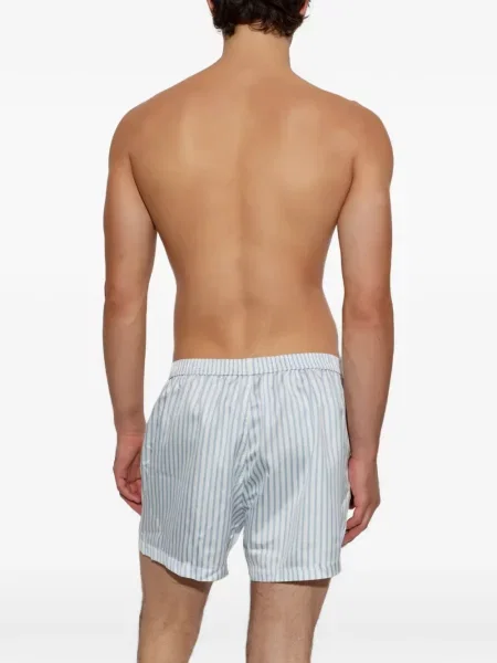Boxeri Tom Ford de mătase alb