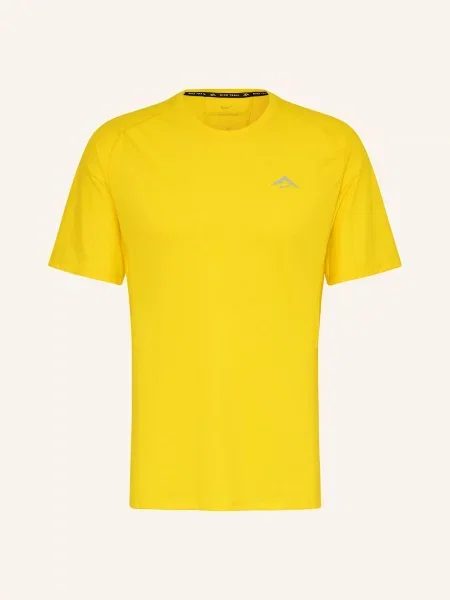 Nike Běžecké Tričko Solar Chase žlutá