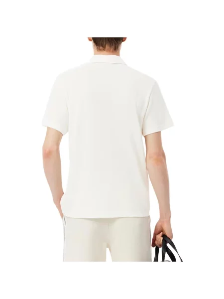 Lacoste tricou polo cu in alb