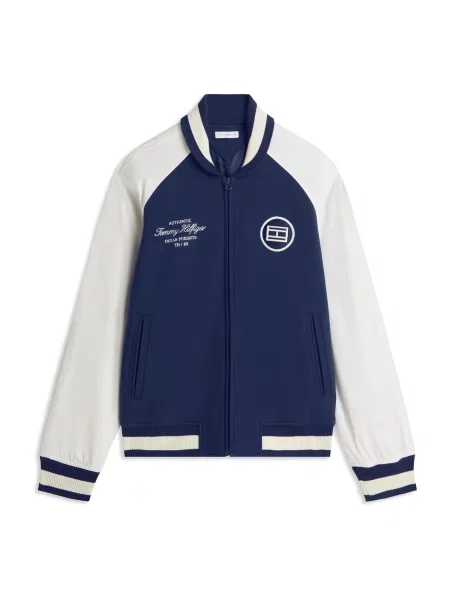 TOMMY HILFIGER Hanorac NAUTICAL bleumarin alb