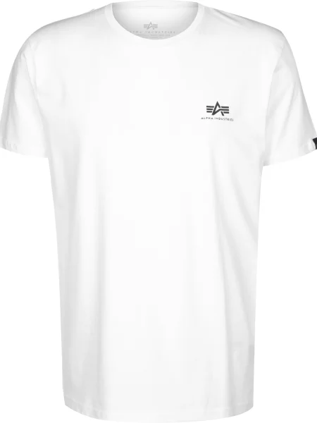 ALPHA INDUSTRIES Tricou negru alb