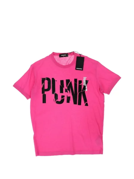 Tricou Dsquared2 cu imagine roz