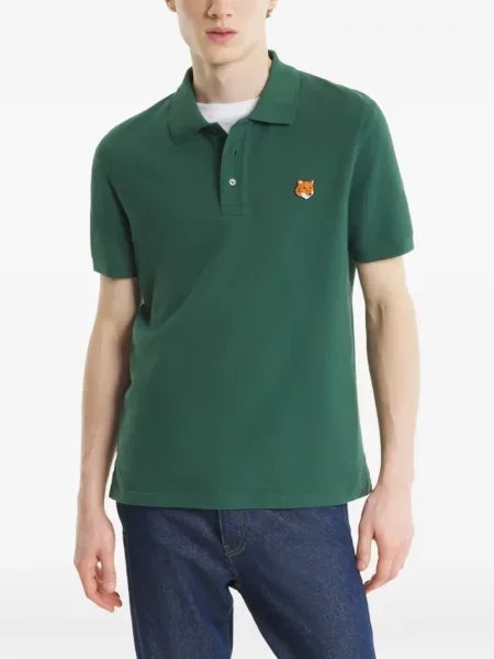 Polo Maison Kitsune verde
